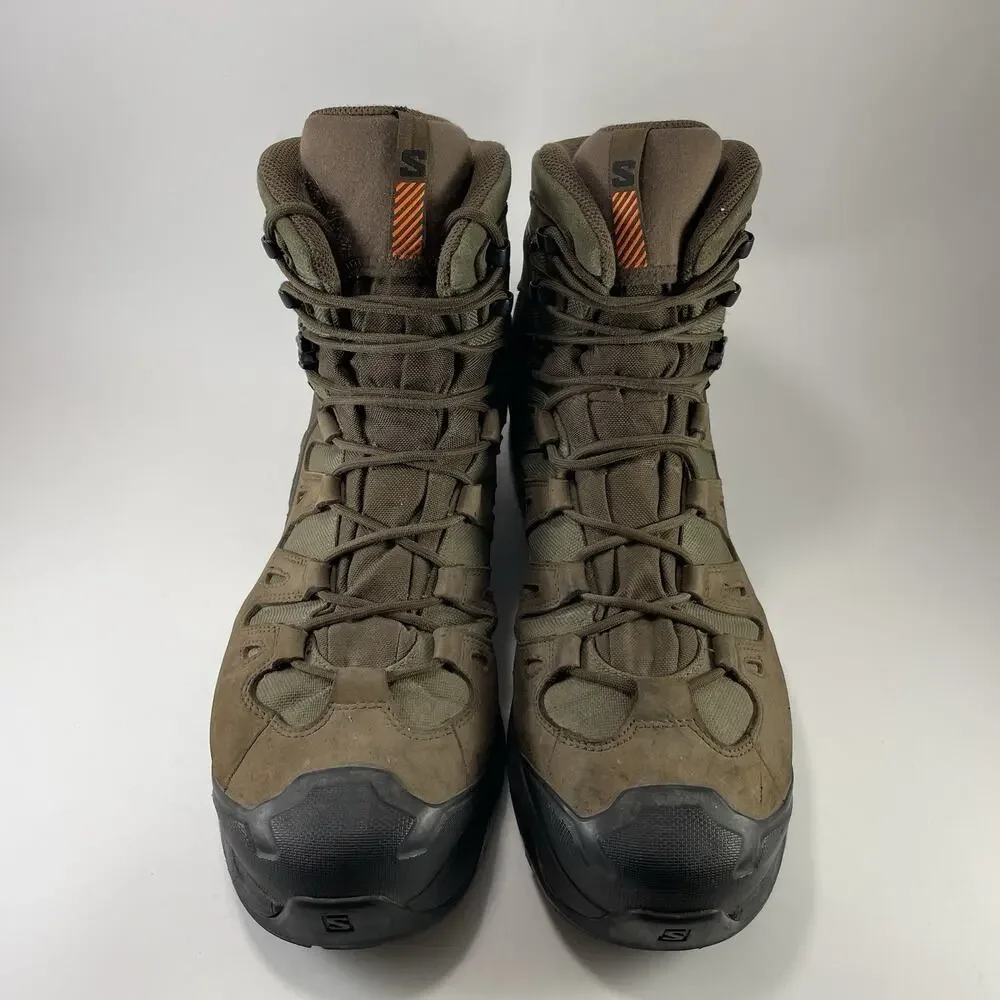 Salomon Quest Tracker GORE-TEX Brown Boots Mens Size 14 Backpacking Trail Shoe